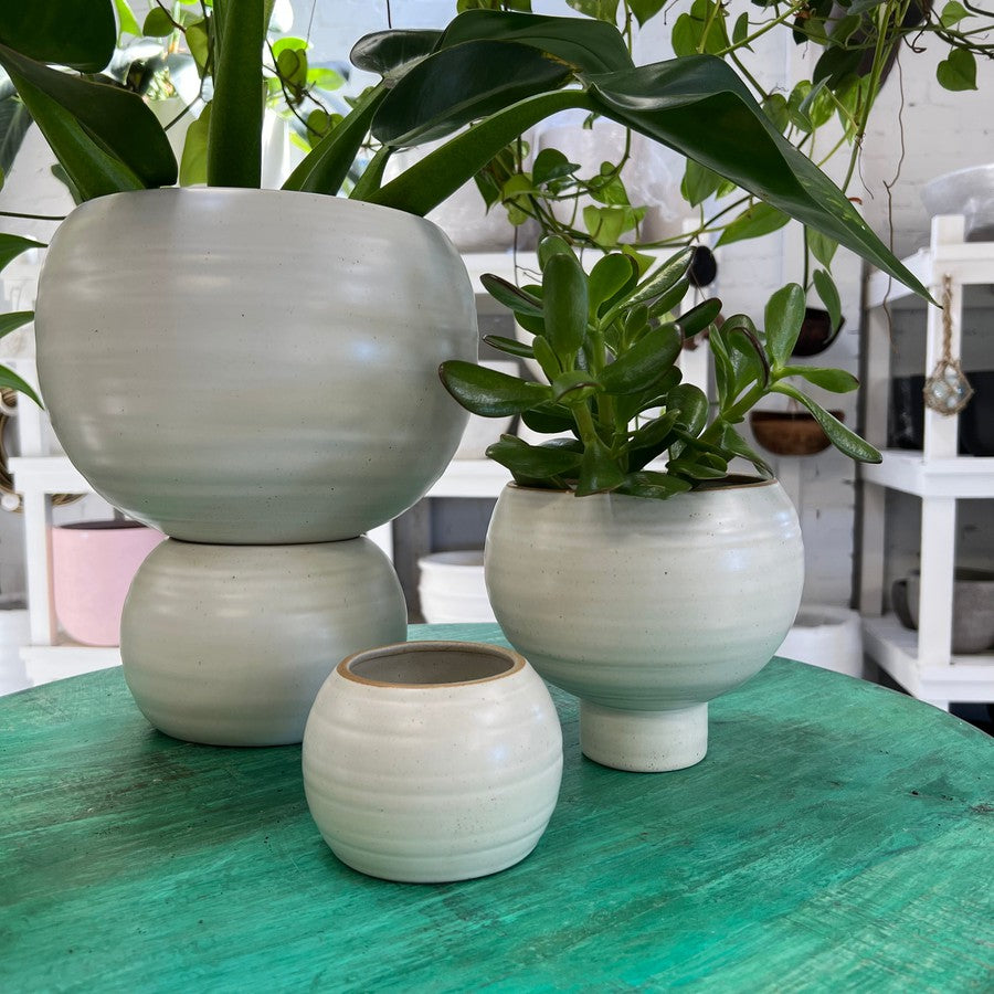 Spherical plant pot